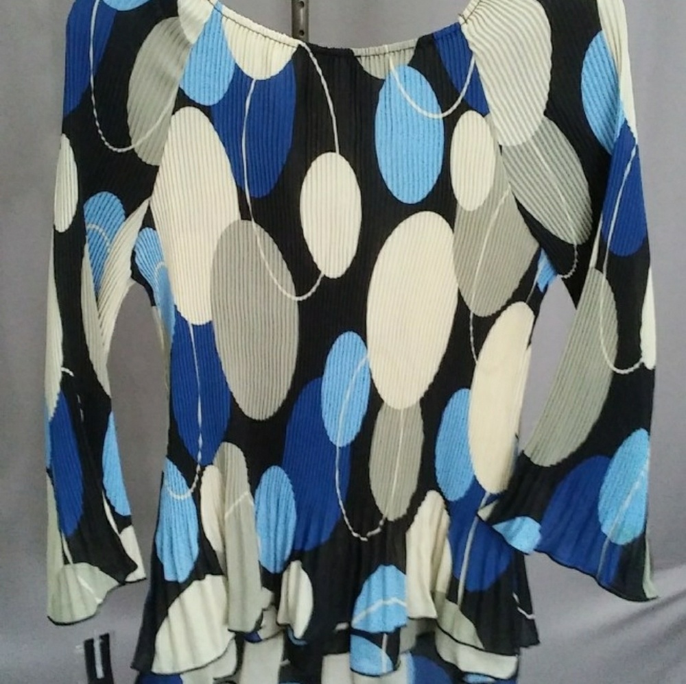 NWT Pretty color combination blouse - Picture 2 of 3